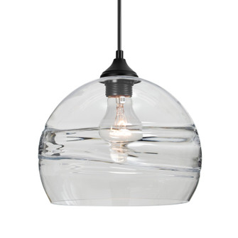 Besa Spirit 10 Outdoor Pendant Pendant in Black (74|OPSPIR10CLEDILBK)