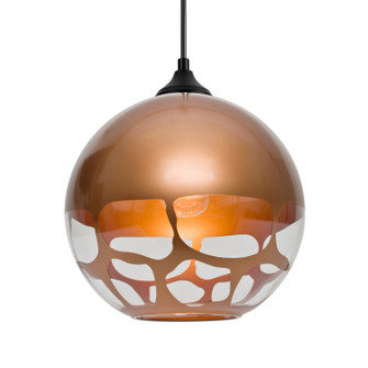 Besa Rocky Outdoor Pendant Pendant in Black (74|OPROCKYCPBK)