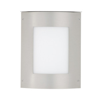 Besa Outdoor Sconce Moto 11 Square Outdoor Lantern in Brushed Aluminum (74|MOTO11SQWALEDSL)