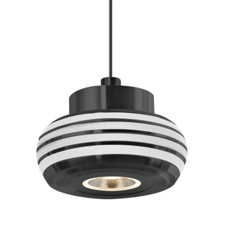 Besa Flower Pendant LED Pendant in Black (74|1XTFLOW00FRFRLEDBK)