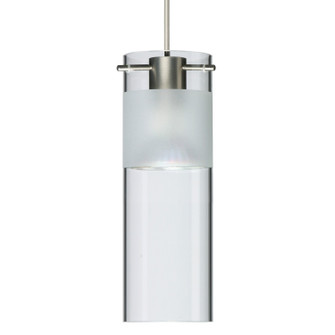 Besa Scope Pendant LED Pendant in Satin Nickel (74|1XT6527ECLEDSN)