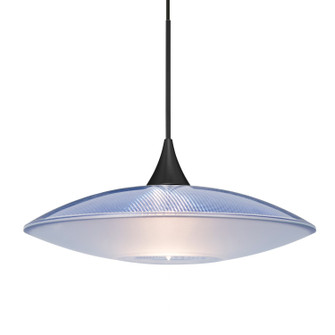 Besa Spazio Pendant One Light Pendant in Black (74|1XT6294BLBK)