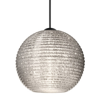 Besa Kristall 6 Pendant LED Pendant in Black (74|1XT4615GLLEDBK)