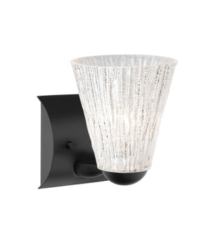 Besa Nico 5 Mini Sconce One Light Wall Sconce in Black (74|1WZNICO5GLBK)