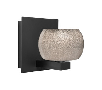 Besa Keno Vanity LED Wall Sconce in Black (74|1WFKENOSMLEDBK)