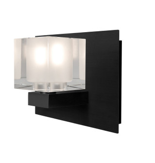 Besa Bolo Vanity One Light Wall Sconce in Black (74|1WFBOLOFRBK)