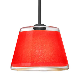 Besa Pica 9 Pendant LED Pendant in Black (74|1TTPIC9RDLEDBK)