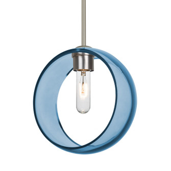 Besa Mana Stem Pendant One Light Pendant in Satin Nickel (74|1TTMANABLSNNI)