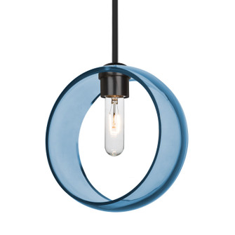 Besa Mana Stem Pendant One Light Pendant in Black (74|1TTMANABLBKNI)