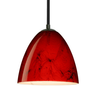 Besa Vila Stem Pendant LED Pendant in Black (74|1TT4470MALEDBK)