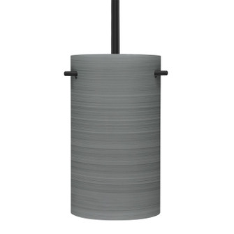 Besa Tamburo 5 Stem Pendant One Light Pendant in Black (74|1TT4005TNBK)