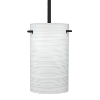 Besa Tamburo 5 Stem Pendant LED Pendant in Black (74|1TT4005KRLEDBK)