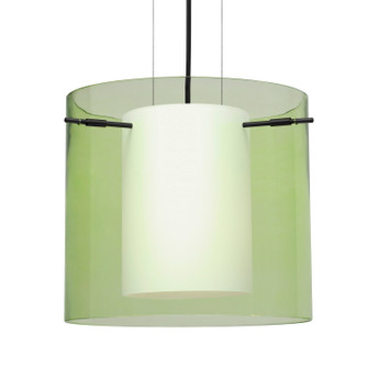 Besa Pahu 12 Cable Pendant LED Pendant in Black (74|1KGL18407LEDBK)