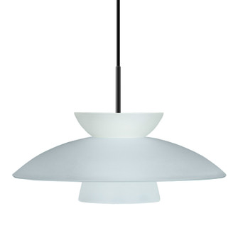 Besa Trilo 15 Pendant One Light Pendant in Black (74|1JT451325BK)