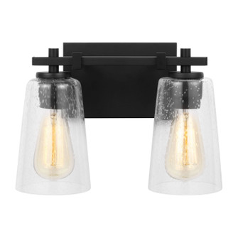 Mercer Two Light Vanity in Midnight Black (454|VS24302MBK)