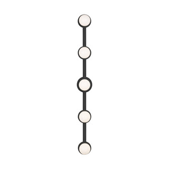 Nodes Five Light Vanity in Midnight Black (454|KWL1165MBK)