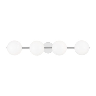Lune Four Light Vanity in Chrome (454|EV1014CH)