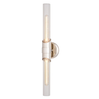 Webster Two Light Wall Sconce in Polished Nickel (63|W0463)
