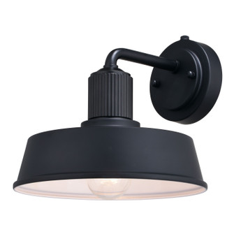 Hammond One Light Outdoor Wall Mount in Matte Black/White (63|T0750)