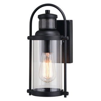 Winfield One Light Outdoor Motion Sensor Wall Light in Textured Black (63|T0737)