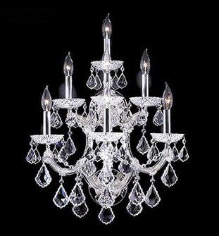 Maria Theresa Grand Seven Light Wall Sconce in Gold Lustre (64|91807GL0GT)