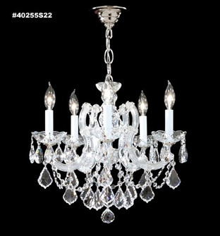 Maria Theresa Five Light Chandelier in Silver (64|40255S0GT)