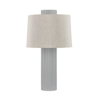 Manchester One Light Table Lamp in Aged Brass/Ceramic Shell Grey (70|L4028AGBCSH)