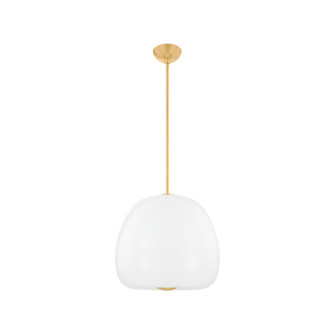 Scranton LED Pendant in Aged Brass (70|3019AGB)