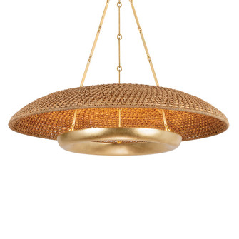 Oaklyn LED Pendant in Vintage Gold Leaf (70|2336VGL)