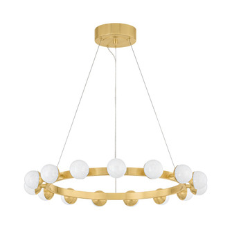Linus LED Chandelier in Vintage Brass (68|48430VB)