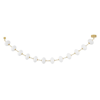 Nephele LED Chandelier in Vintage Polished Brass (68|47310VPB) Nephele LED Chandelier in Vintage Polished Brass (68|47310VPB)