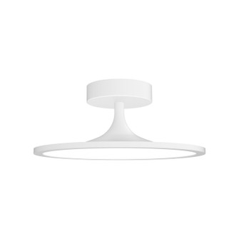 Issa LED Semi Flush Mount in White (452|SF418012WHUNV)
