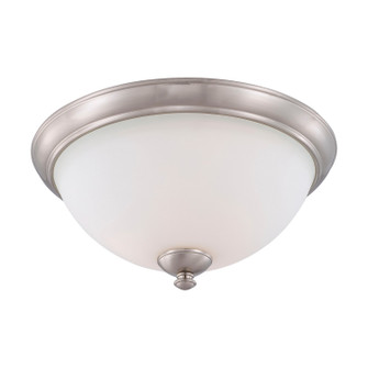 Patton Three Light Flush Mount in Brushed Nickel (72|606014)