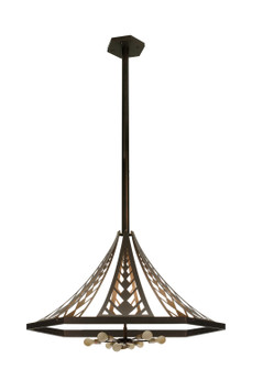Sonoma Eight Light Pendant in Cinnamon Coffee Metallic (57|77783)