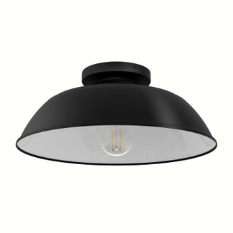 Mill Valley One Light Outdoor Flush Mount in Matte Black (47|46003)