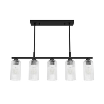Beverly Glen Five Light Chandelier in Matte Black (47|13232)