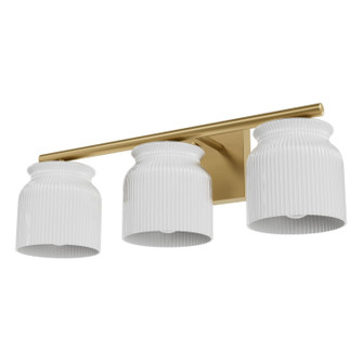 Harlowe Three Light Bathroom Vanity in Luxe Gold (47|13185)