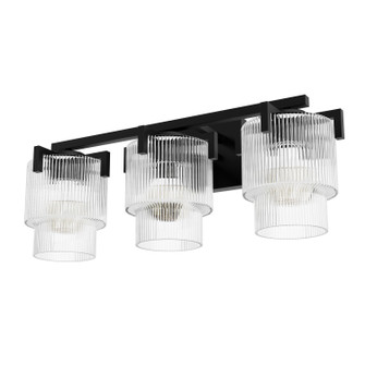 Ontario Three Light Bathroom Vanity in Matte Black (47|13155)