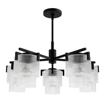 Ontario Five Light Chandelier in Matte Black (47|13137)