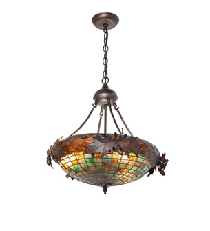 Greenbriar Oak Three Light Pendant in Mahogany Bronze (57|275335)