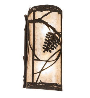 Whispering Pines Two Light Wall Sconce in Distressed Chestnut (57|258144)