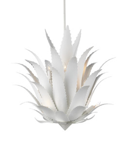 Agave Nine Light Chandelier in Gesso White (142|90001263)