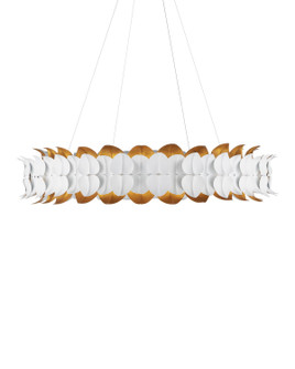 Aventine LED Chandelier in Gesso White/Contemporary Gold (142|90001253)