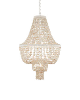 Cybele LED Chandelier in Natural/Pearlized White/White (142|90001242)