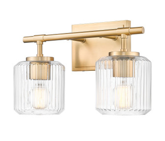Landon Two Light Vanity in Modern Gold (224|75152VMGLD)