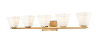 Annalise Five Light Vanity in Modern Gold (224|75145VMGLD)