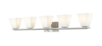 Annalise Five Light Vanity in Brushed Nickel (224|75145VBN)
