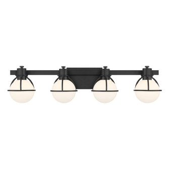Pierce Four Light Bathroom Vanity in Matte Black (51|810604BK)