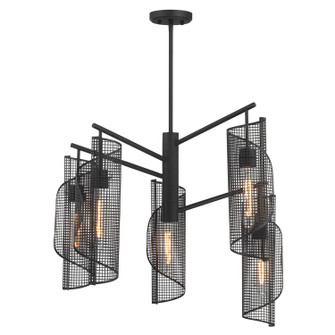 Hillbourne Five Light Chandelier in Matte Black (51|18032589)