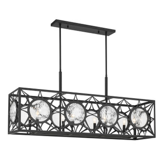 Balfour Eight Light Linear Chandelier in Matte Black (51|15066889)